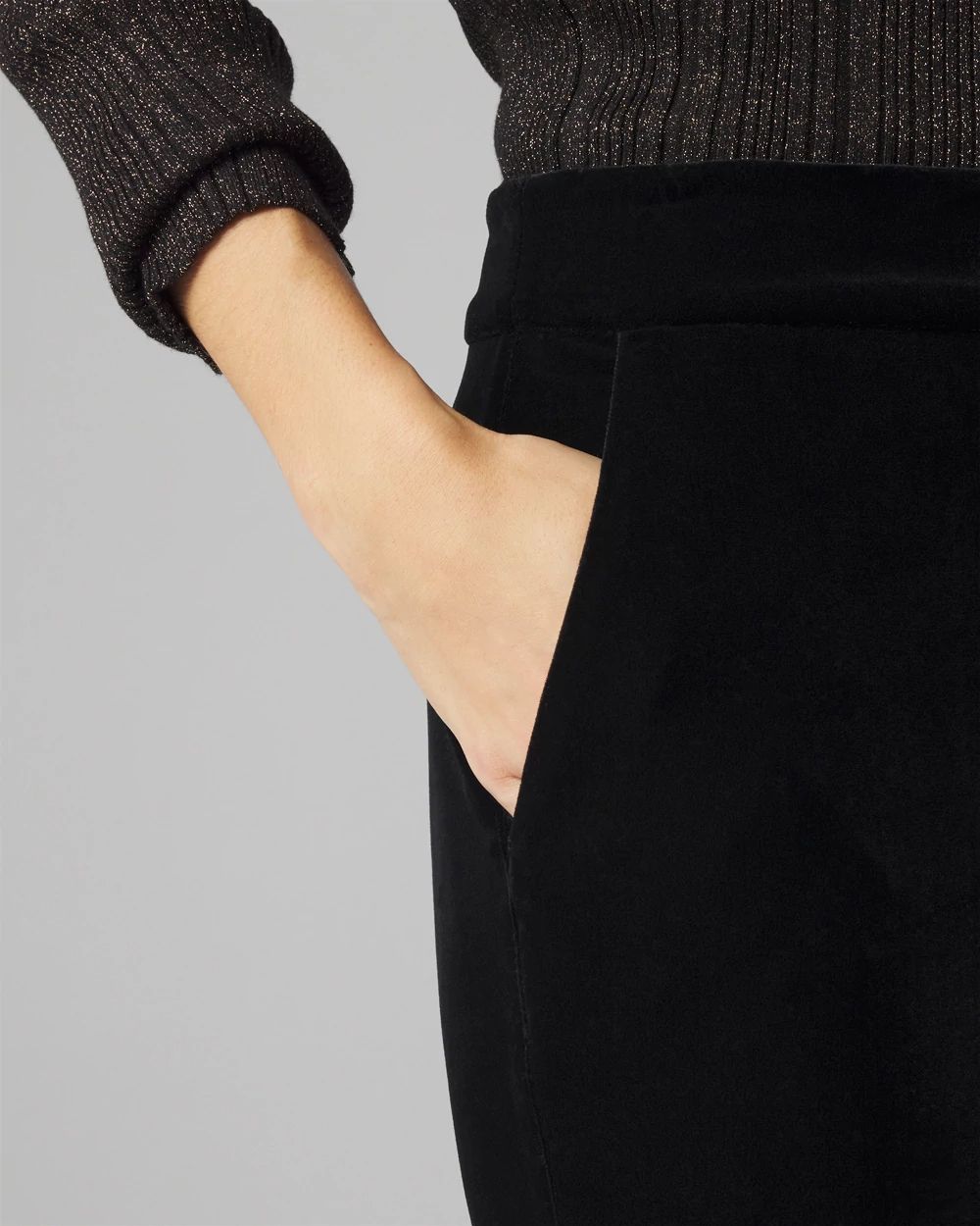 Washed Black Denim Set up / Pants – BELVET
